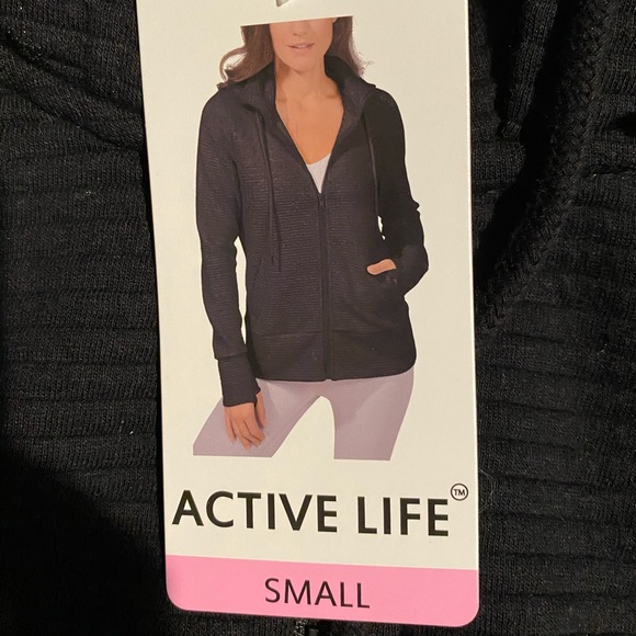 Athletic women’s jacket with hoodie - Picture 2 of 11